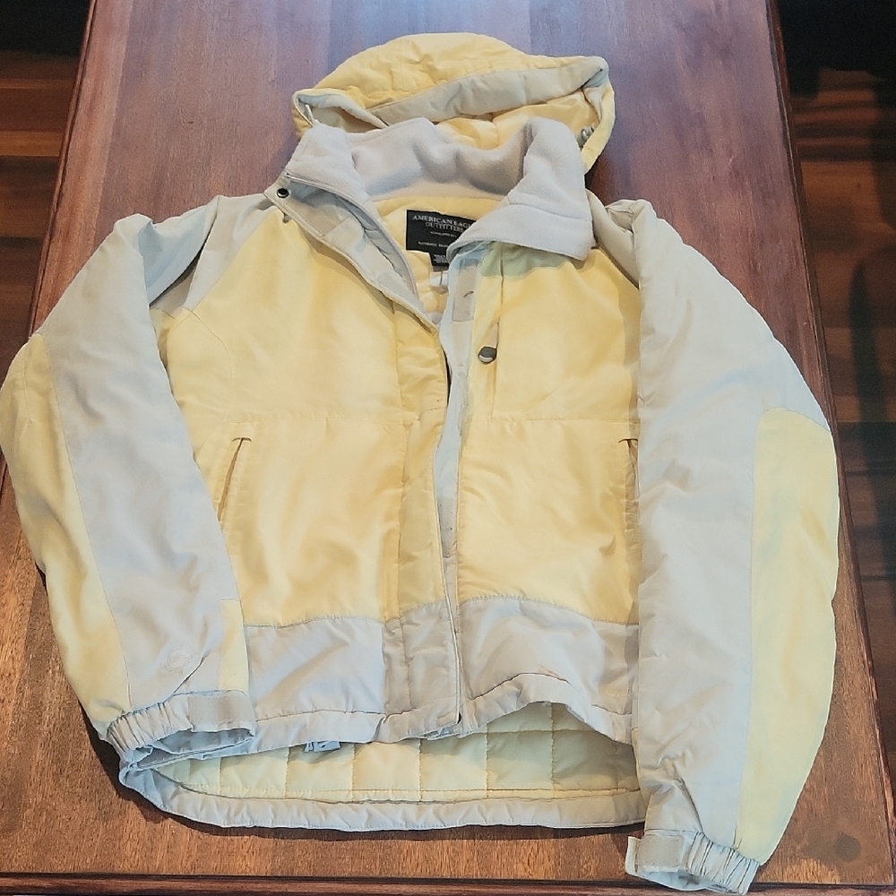 Columbia Yellow and Light Blue Jacket